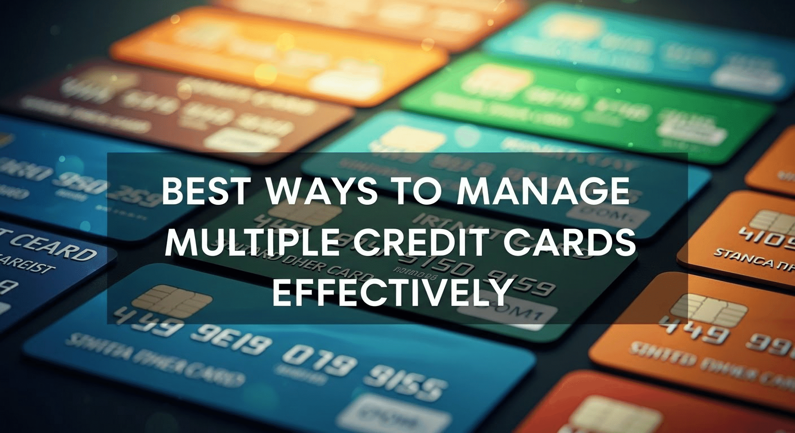 Best Ways to Manage Multiple Credit Cards Effectively